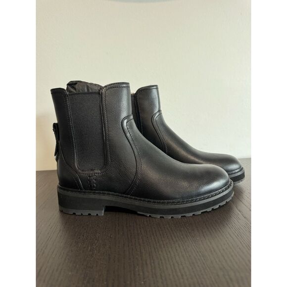 COLE HAAN Greenwich WP Chelsea Boot Women's Size 8 B Black Leather Boots Ankle - Picture 2 of 6